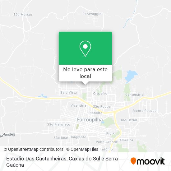Estádio Das Castanheiras mapa