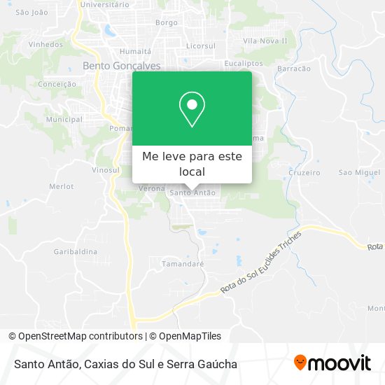 Santo Antão mapa