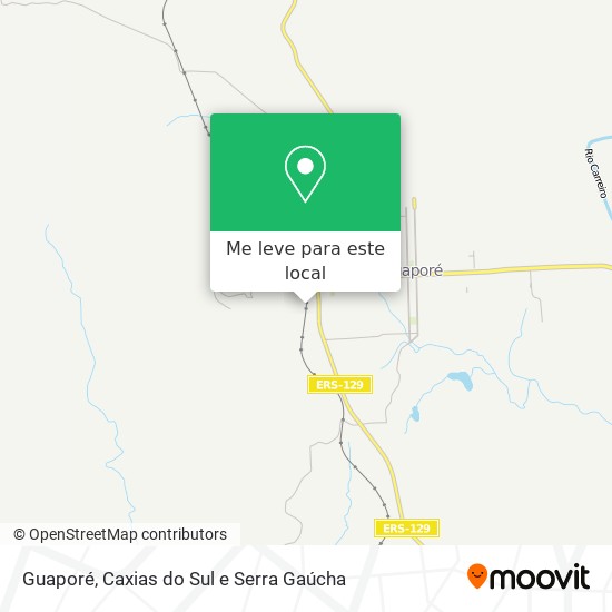 Guaporé mapa