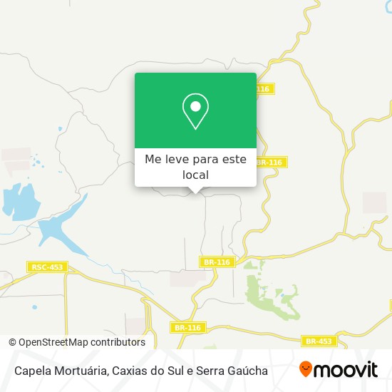 Capela Mortuária mapa