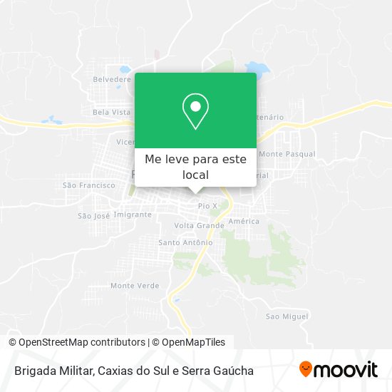 Brigada Militar mapa