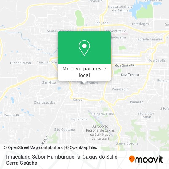 Imaculado Sabor Hamburgueria mapa