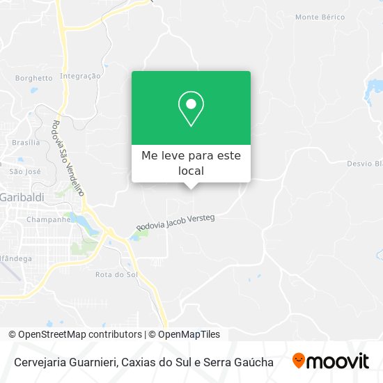 Cervejaria Guarnieri mapa