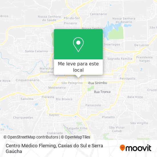 Centro Médico Fleming mapa