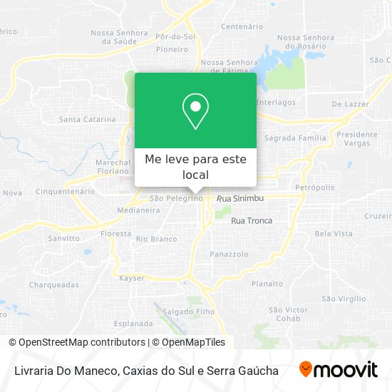 Livraria Do Maneco mapa