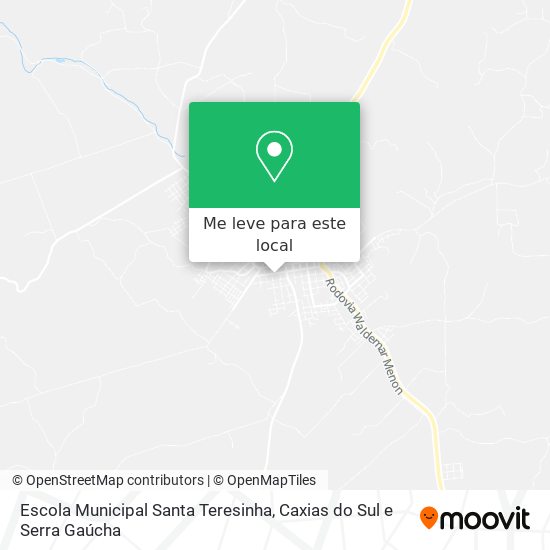 Escola Municipal Santa Teresinha mapa