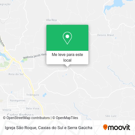 Igreja São Roque mapa