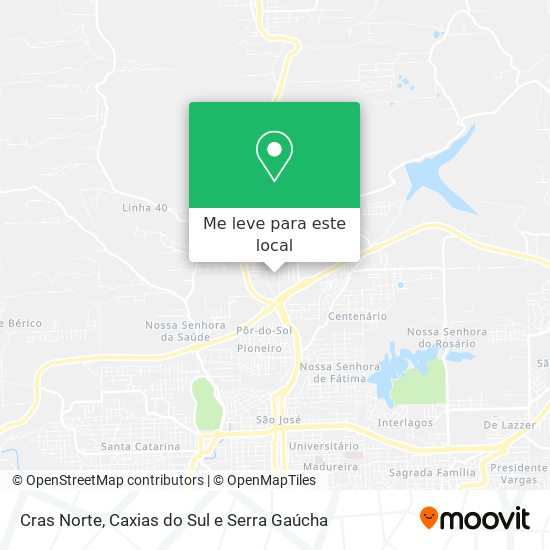 Cras Norte mapa
