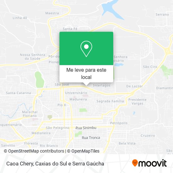Caoa Chery mapa