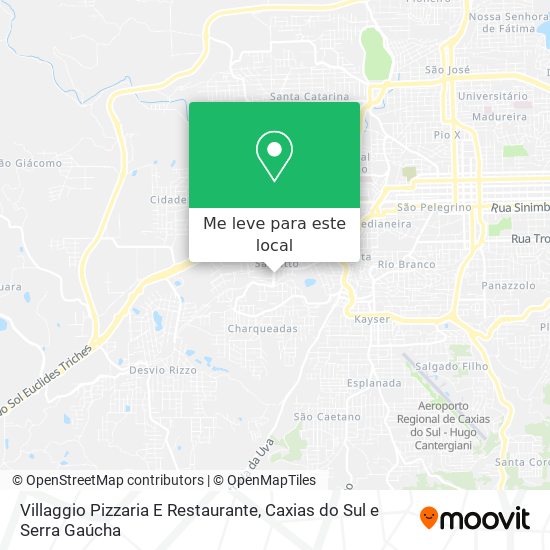Villaggio Pizzaria E Restaurante mapa