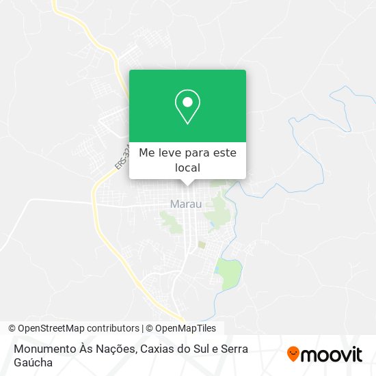 Monumento Às Nações mapa