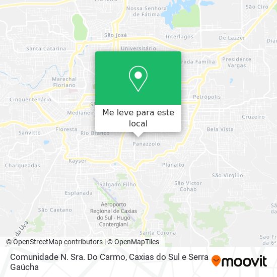 Comunidade N. Sra. Do Carmo mapa