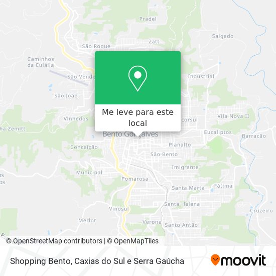 Shopping Bento mapa