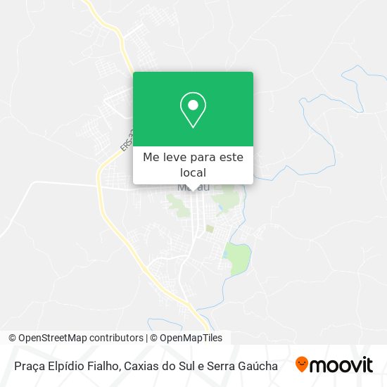 Praça Elpídio Fialho mapa