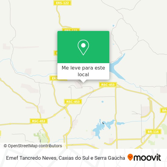 Emef Tancredo Neves mapa