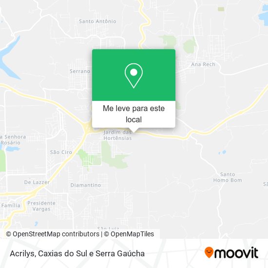 Acrilys mapa