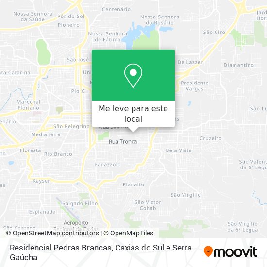 Residencial Pedras Brancas mapa
