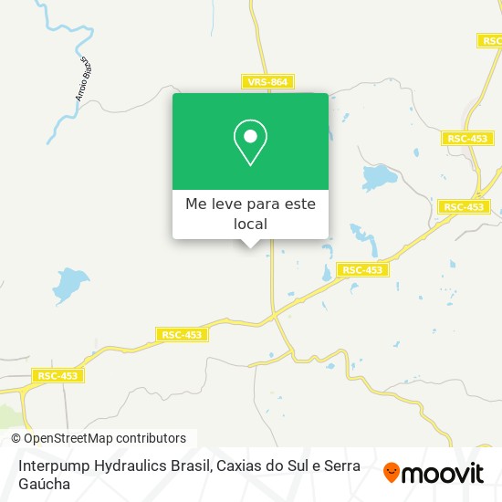 Interpump Hydraulics Brasil mapa