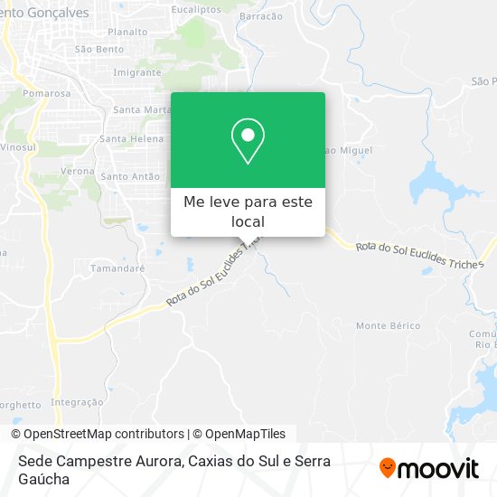 Sede Campestre Aurora mapa