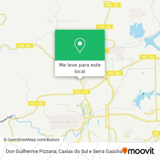 Don Guilherme Pizzaria mapa
