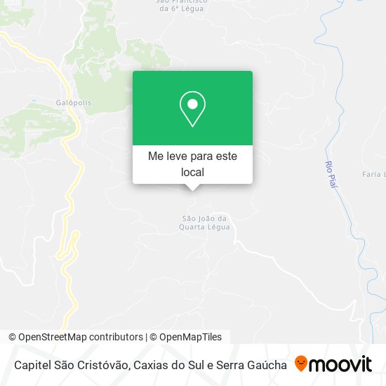 Capitel São Cristóvão mapa