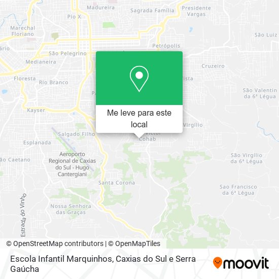 Escola Infantil Marquinhos mapa