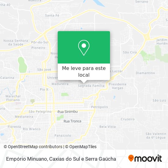 Empório Minuano mapa