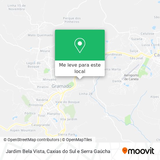 Jardim Bela Vista mapa