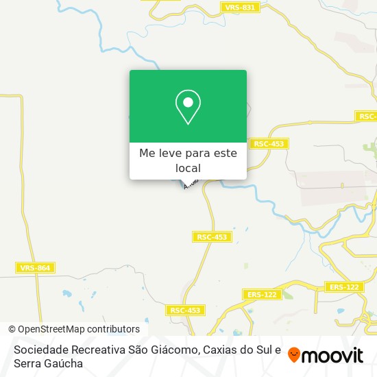 Sociedade Recreativa São Giácomo mapa