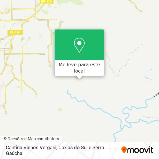 Cantina Vinhos Vergani mapa
