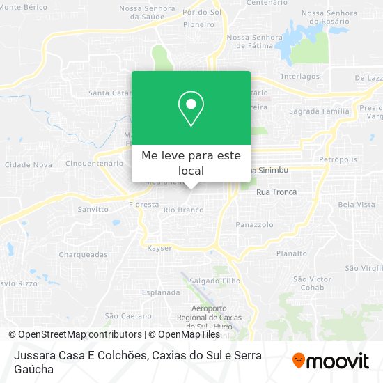 Jussara Casa E Colchões mapa