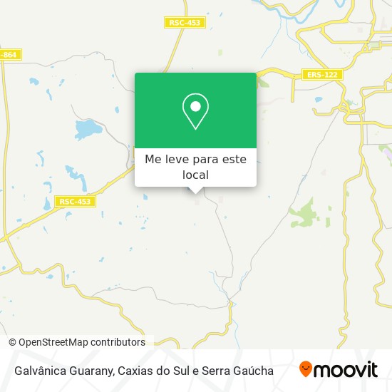 Galvânica Guarany mapa