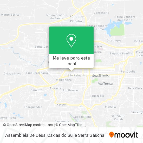 Assembléia De Deus mapa