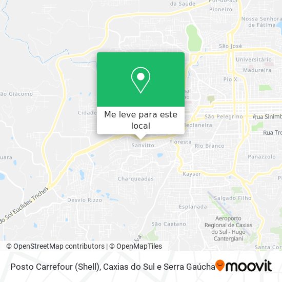 Posto Carrefour (Shell) mapa