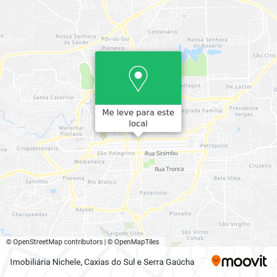 Imobiliária Nichele mapa