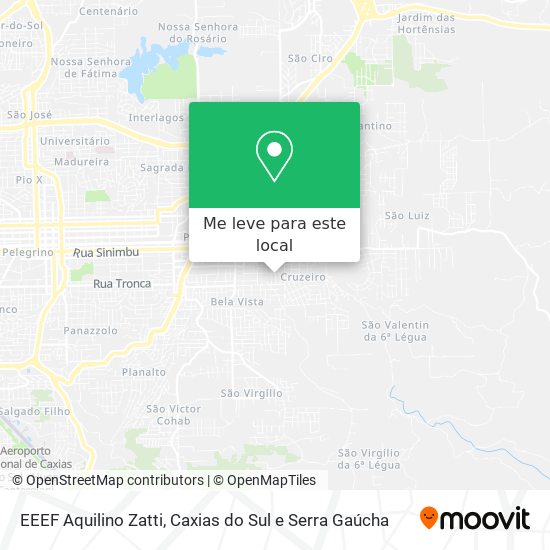 EEEF Aquilino Zatti mapa