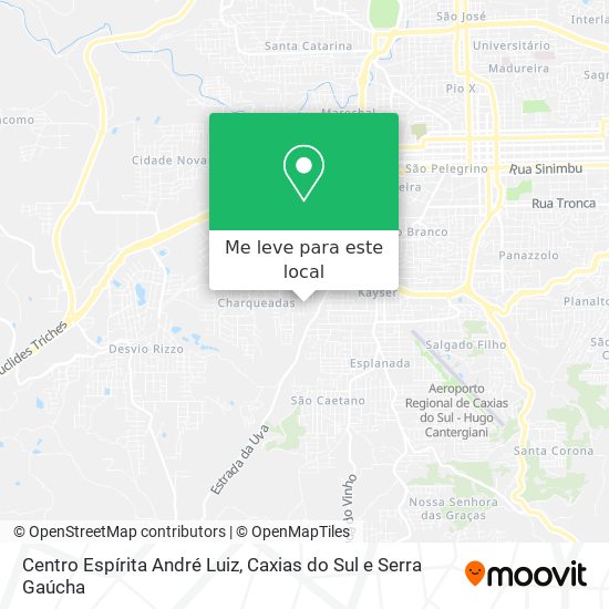 Centro Espírita André Luiz mapa