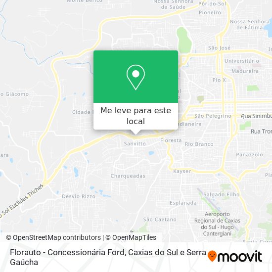 Florauto - Concessionária Ford mapa