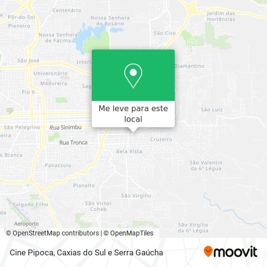 Cine Pipoca mapa