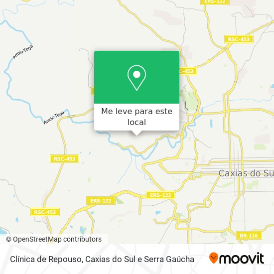 Clínica de Repouso mapa