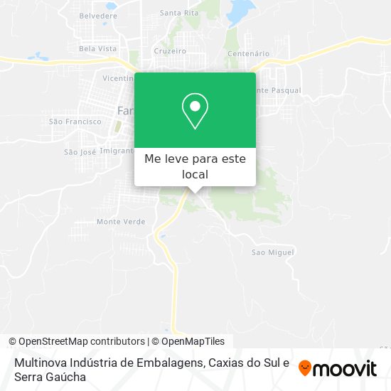 Multinova Indústria de Embalagens mapa