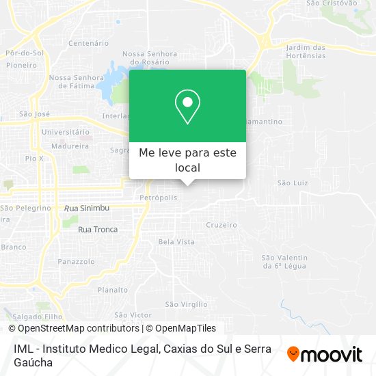 IML - Instituto Medico Legal mapa