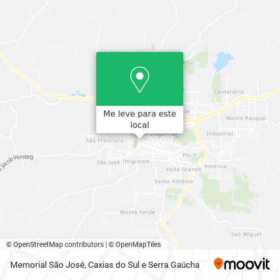 Memorial São José mapa