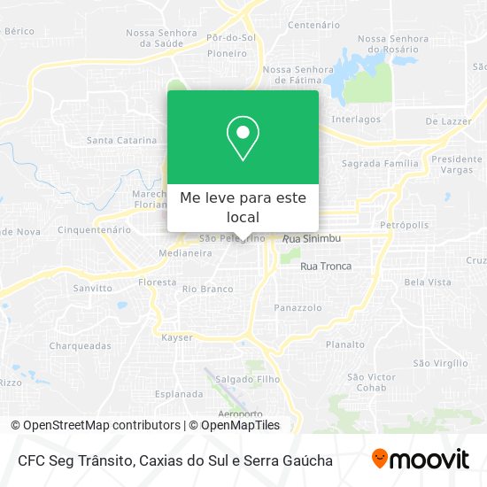 CFC Seg Trânsito mapa