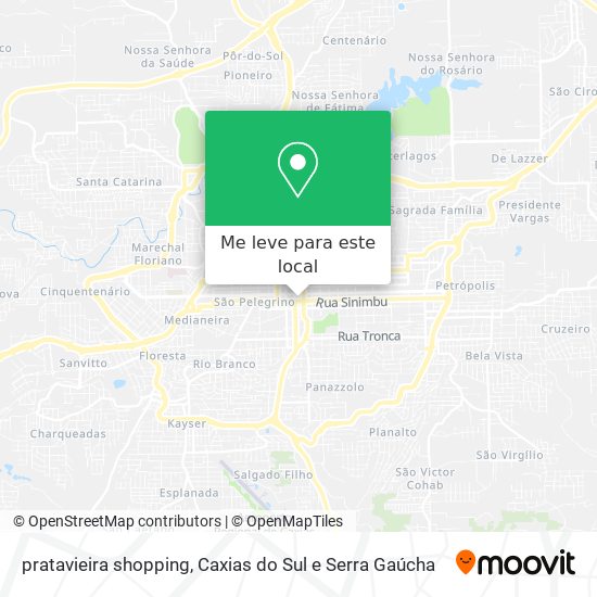 pratavieira shopping mapa