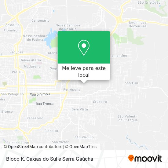Bloco K mapa