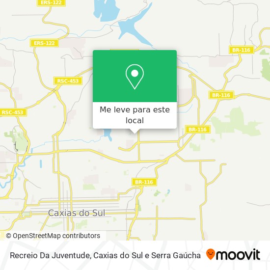 Recreio Da Juventude mapa