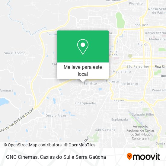 GNC Cinemas mapa