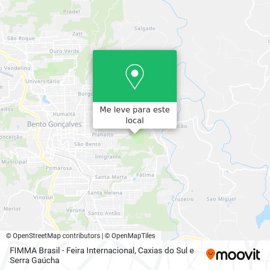FIMMA Brasil - Feira Internacional mapa