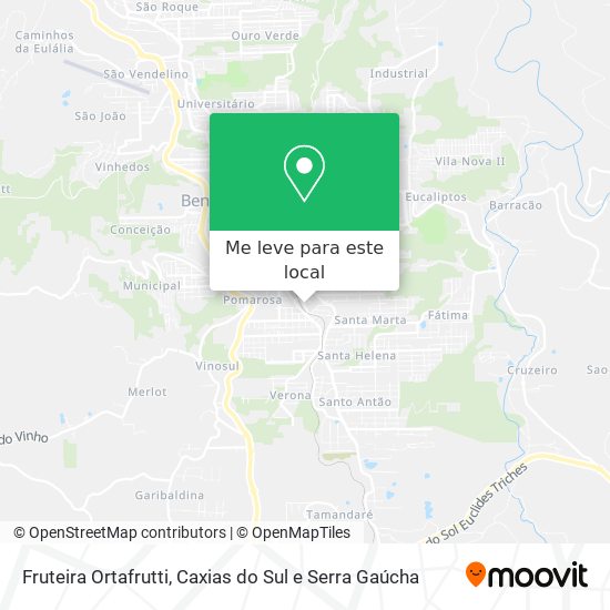 Fruteira Ortafrutti mapa